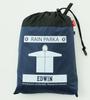 EDWIN Rain Rain L Raincoat, Parka, Gear, Waterproof, Men's, Navy,