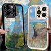 Phone Case for iPhone 17 Air 16E 15 16 Pro Max Claude Monet Oil Painting Cover 14 Plus 13 12 Mini Soft Shell Silicone Fundas