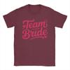 Vintage TShirt Summer Hearts Bride Bachelorette Party Team Wedding Hippie TShirts  100 Cotton Design Short Sleeve Tees