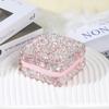 Luxury Travel Earrings Storage Case Square Portable Ring Holder Studded Jewelry Organizer  Makeup