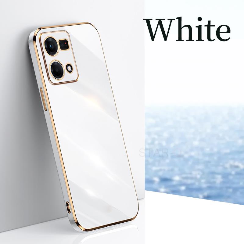 Reno7 Reno8 5 Lite Luxury Plating Ring Holder Case For Oppo Reno 7 8 6 5 Lite 9 Pro 4g 5g Silicone Stand Back Cover Reno5 5lite