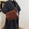 Simple casual retro tote bag large capacity chain shoulder bag personalized versatile women's messenger bag women's bag