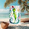 Asciugamano da spiaggia Grinch Campeggio all'aperto Asciugamano da spiaggia per vacanze nuoto Piscina all'aperto Asciugamano da bagno assorbente