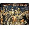 Spooky Metal Sign Haunted House Gothic Decor For Bedroom Vintage Halloween Decorations Witchy Room Decor Goth Room Decor