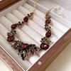 Gioielli Diamante Fiore Amore Collana Retrò Temperamento Catena Clavicola Lusso Leggero Senso Premium Articoli