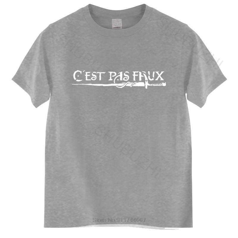 

Men Cotton T Shirt C est Pas Faux T Shirt Kaamelott Kamelot Kamelott Perceval Cest Pas Faux Alexandre Astier unisex t-shirt 4XL