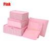 6 PCS Travel Storage Bag Set for Clothes Tidy Organizer Wardrobe Suitcase Pouch Travel Organizer Bag Case Shoes Packing Cube Bag