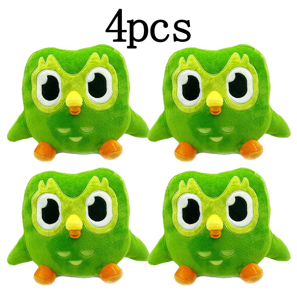Jucărie de pluș Bufnița Duolingo Duo Plushie Bufnița Duo Păpușă Bufniță Desen Animat Verde Jucărie Animal de Pluș Moale Cadou Ziua Copiilor