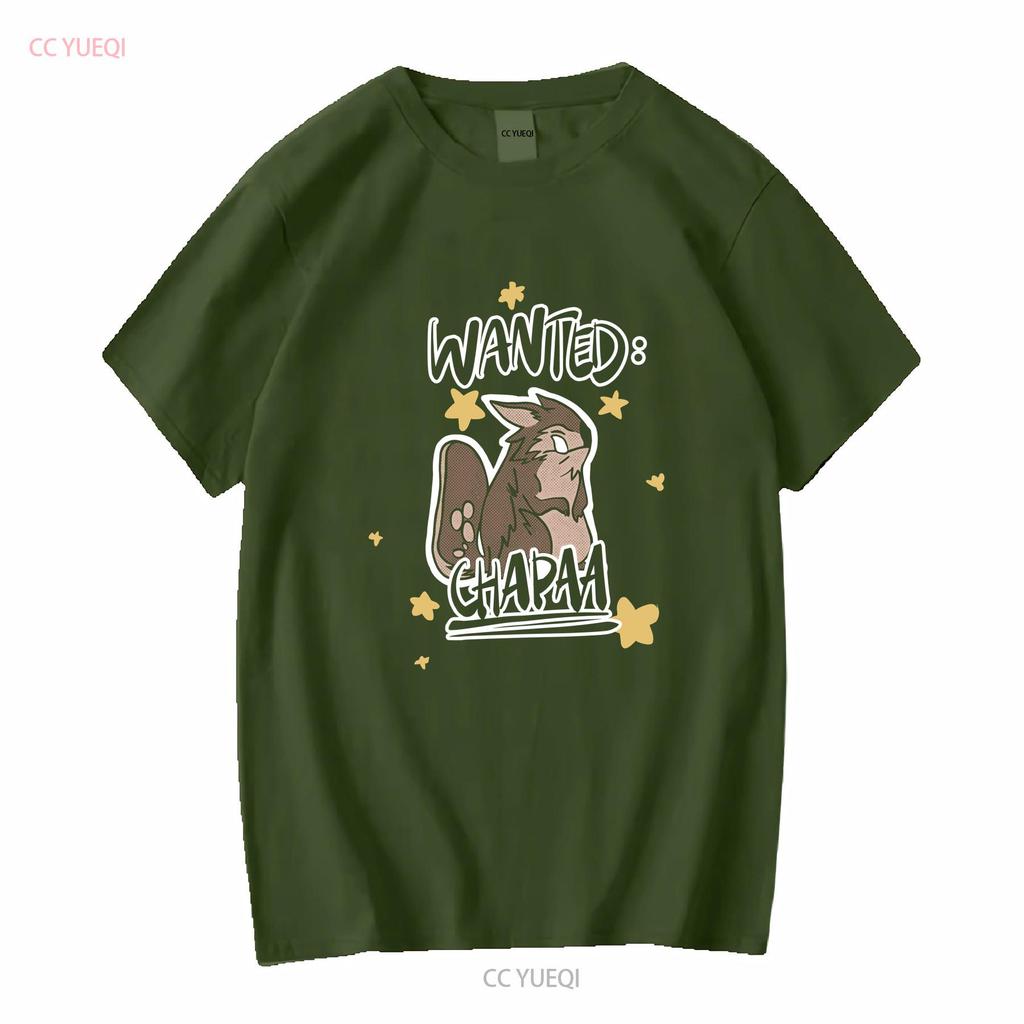 SÖKES Chapaa Palia-inspirerad fanart Söt retro T-shirt Merch långa eller korta ärmar vintage Tvättad Casual Topp För vardagsbruk