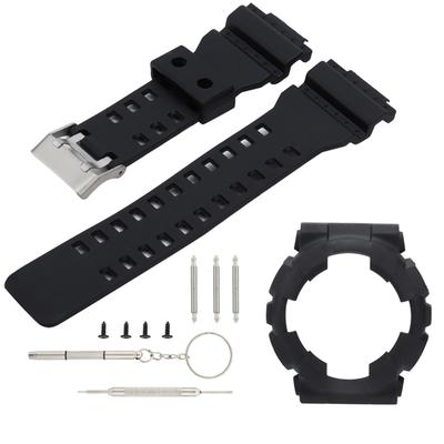Cinturino Sostitutivo in Silicone per Orologio con Custodia Adatto per Casio GA110 100