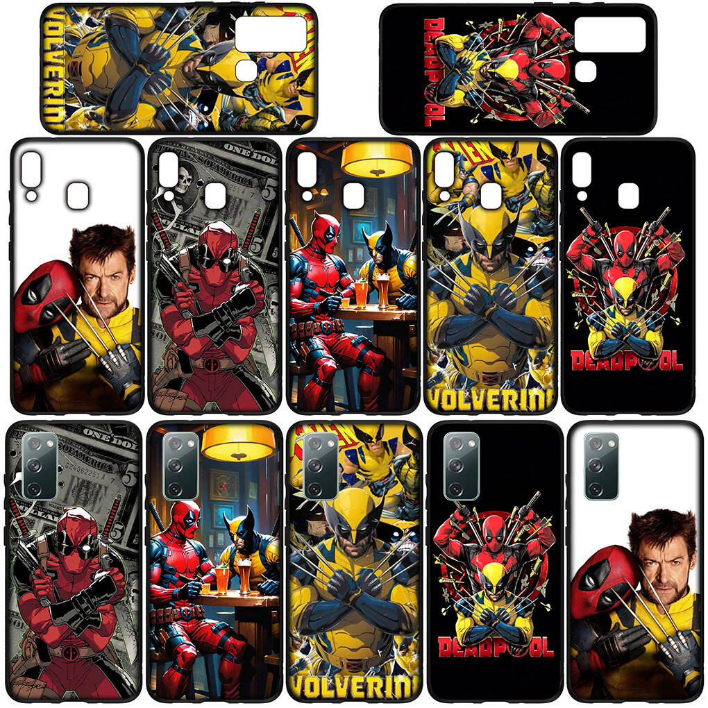Cover for iPhone 17 16 15 Xiaomi Poco Redmi Note 14 13 12 11 Pro Max 9 16e Samsung Galaxy S25 S24 S23 OPPO Huawei Wolverine Anime Deadpool Phone Case