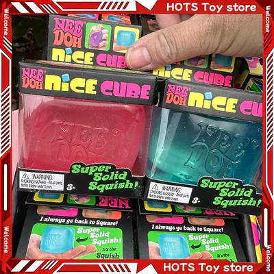 [In Stock] Needoh Nice Cube Tactile Fidgeting Plaything - Stress Ease & Anxiety Focus Tool For Adults Desk Decoration Party Favor&Gift