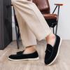 Weiche Mokassins Marke Loafer Einfache Slip-on Schuhe Elegante Herren Business Schuhe Neue Leder Herren Freizeit Flache Schuhe