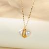 Hot Sale New Shell Heart Necklace Women's Pendant Necklace Little Girl Fashion Jewelry Accessories Collarbone Chain