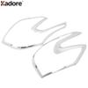 For Toyota Yaris XP150 Hatchback 2014 2015 Chrome Car Rear Tail Light Lamp Cover Trim Taillights Frame Trims Accessories