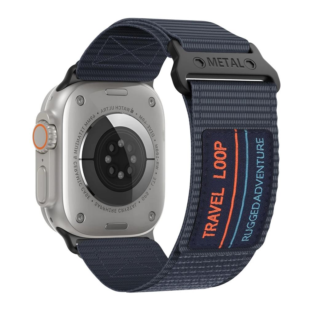 Trail Loop for Apple Watch Ultra Band 49mm 44mm 45mm 42mm Nylon Sport Correa Bracelet iWatch Ultra 2 Series 9 7 6 5 4 8 Se Strap