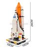 Bloki promu kosmicznego Gudi City Spaceport 679 sztuk cegieł zestawy klocków edukacyjnych