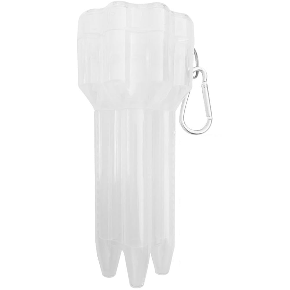 [FUPUTWO] Compact Dart Case, 3-Dart Holder, Plastic (White)