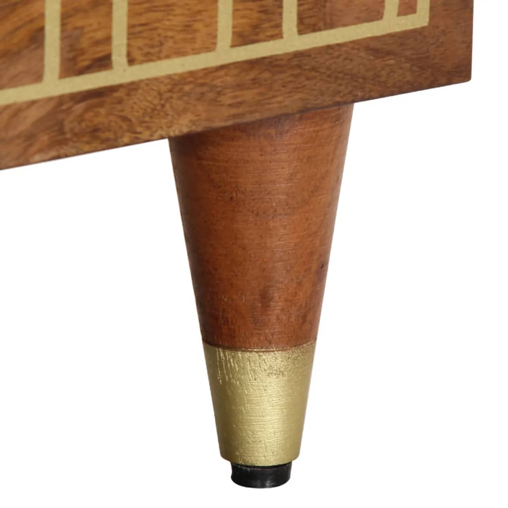 Nightstand 40 x 33 x 46 cm Solid Mango Wood