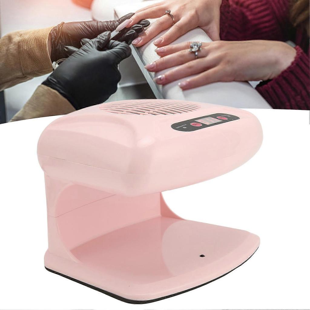Air Nail Dryer Infrared Sensor Automatic Induction Cold Hot Air 300W High Power Nail Polish Dryer Drying Fan UK Plug 220V Less