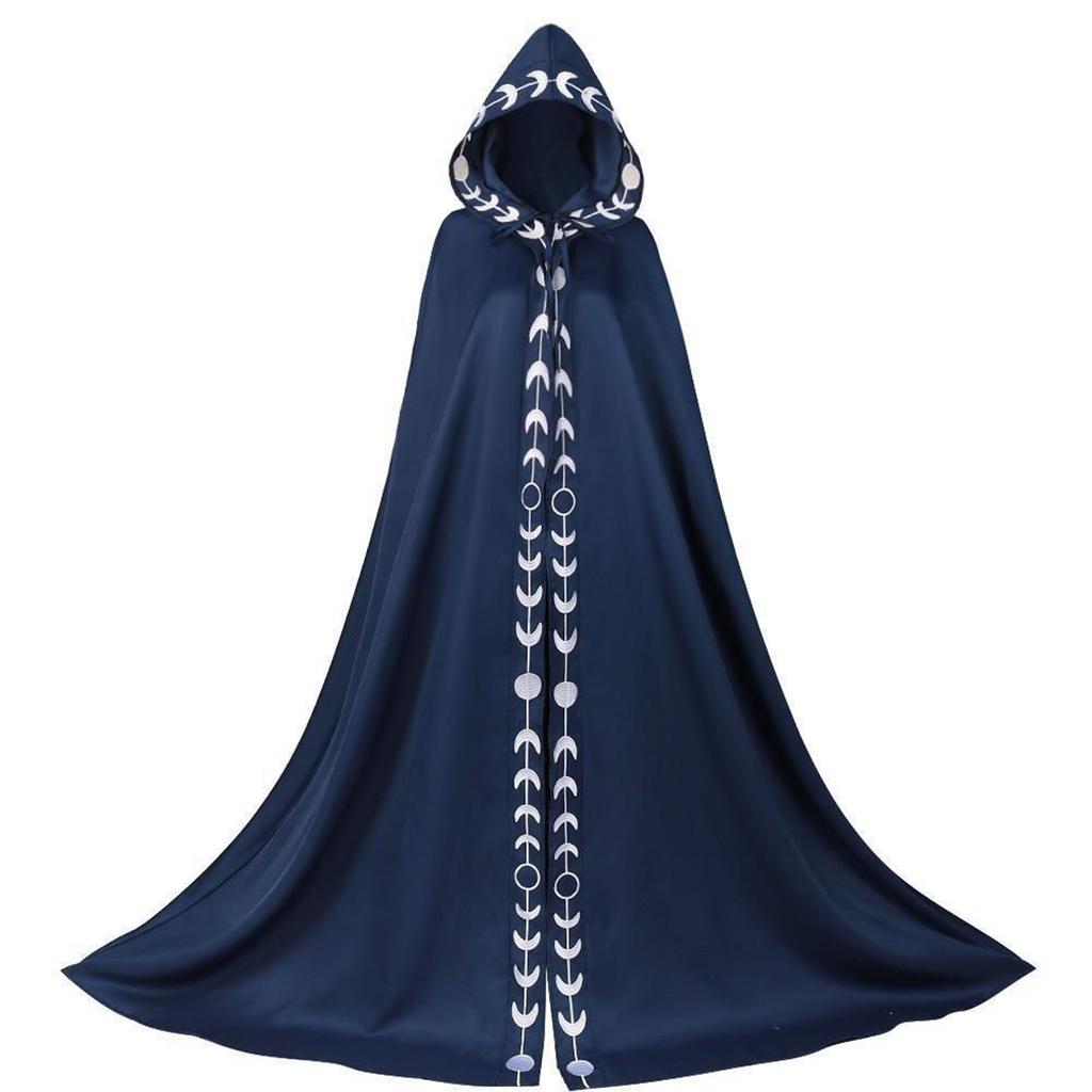 Fancy Dresses Party Wizard Witch Mantle Magician Outfit Cloak Halloween Women Men Cape Vampires Robe Cosplays Costumes