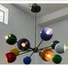 12 Multi Color Modern Sputnik Chandelier Mid Century Ceiling Light Fixture Ceiling Light