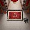 Stain-resistant Spring Festival Door Mat Anti Slip Welcome Mat New Year Floor Mat  Hallway