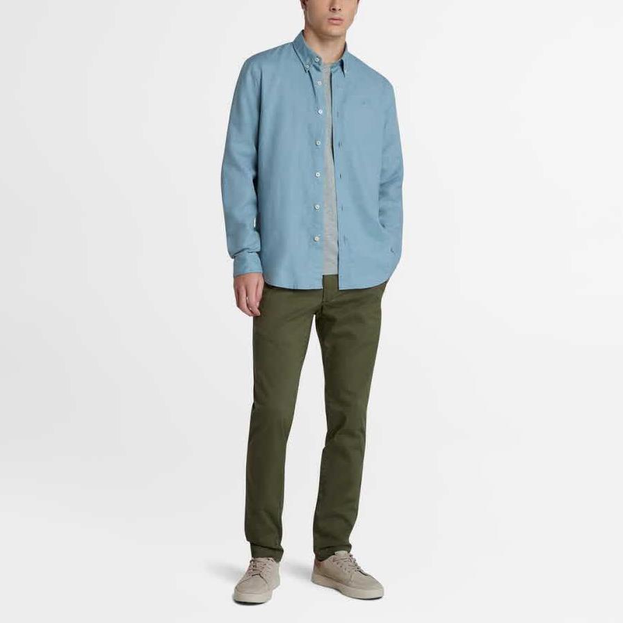 Timberland Shirt Men's Dark Blue Green TB0A24WR7581