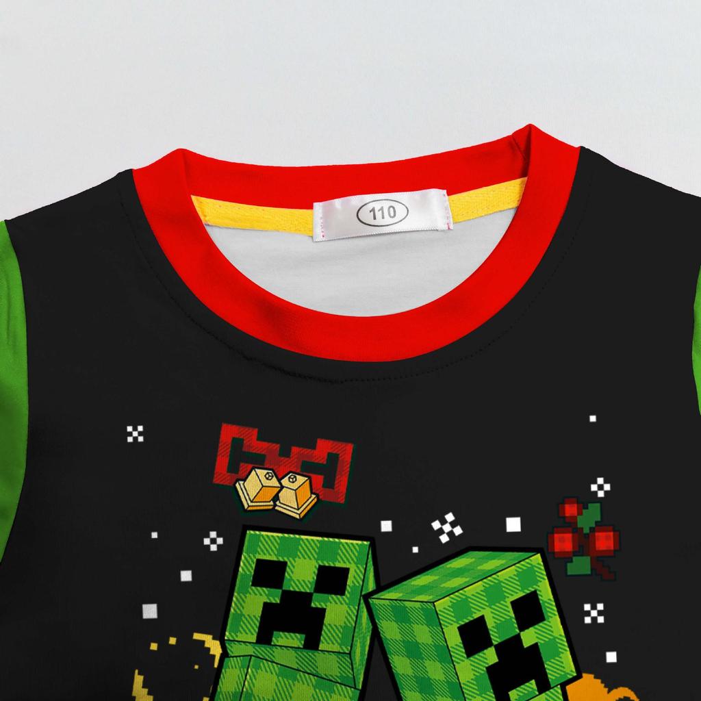 Children's Minecraft Long Sleeve Home Wear Set