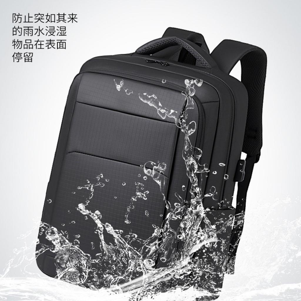 Schoolbag Backpack Men's Large Capacity Lightweight Travel Backpack Commuting Business Business Computer Bag High School Student School Bag