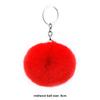 Pom Pom Keychain Plush Fashion Home Car Key Holder Portable Hanging Backpack Purse Pompom Tassels Keyrings Pendant