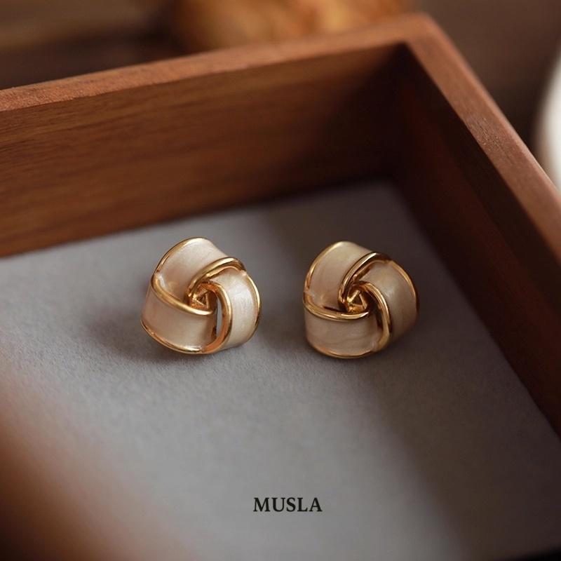Musla Design Jewelry Cilp Earrings Fashion Dorp Earrings For Women