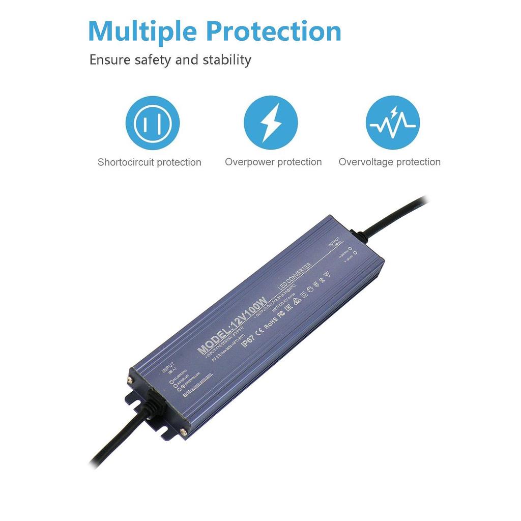 Waterproof 24V LED Driver for Outdoor Strips