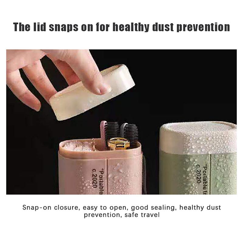 Travel Toothbrush Toothpaste Holder Storage Box Portable Toothbrush Case Organizer For Outdoor Travel Bathroom Accessories