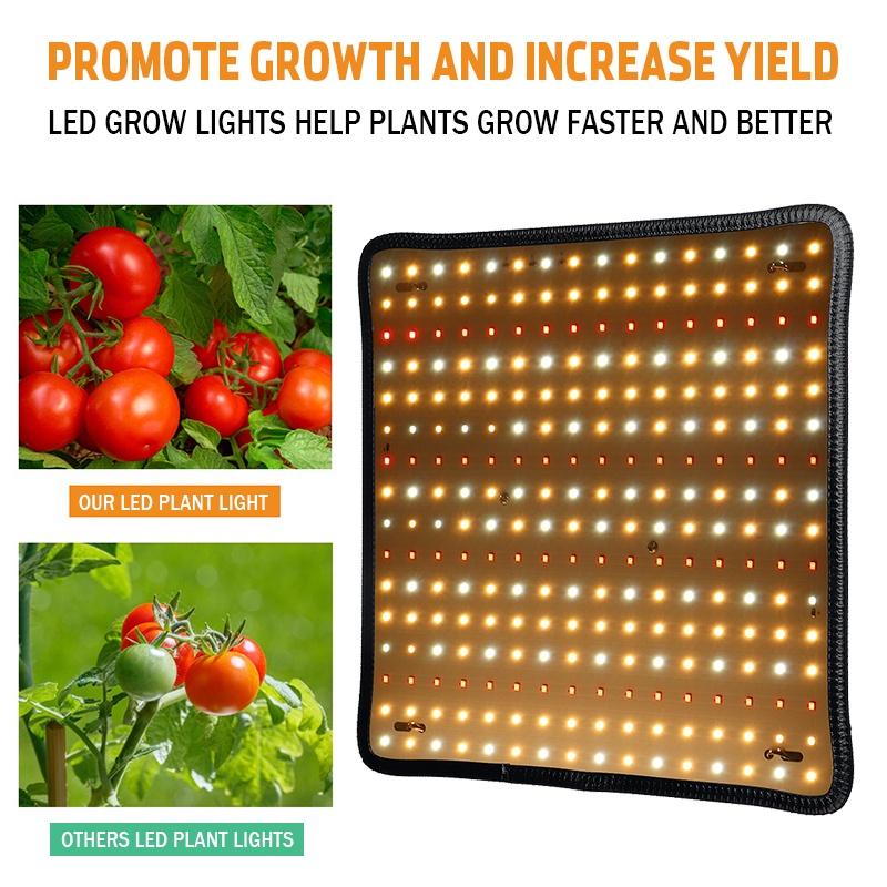 LED Wachstumslampe für Pflanzen 256 LED Grow Light Vollspektrum Phyto Lampe AC 85-265V Fitolampy Zimmerkräuter Licht für Gewächshaus Anbau 6000W