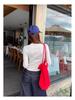 Women's Long Sleeve Slim Fit Red T-Shirt - Stylish Spring/Autumn Base Layer 2025