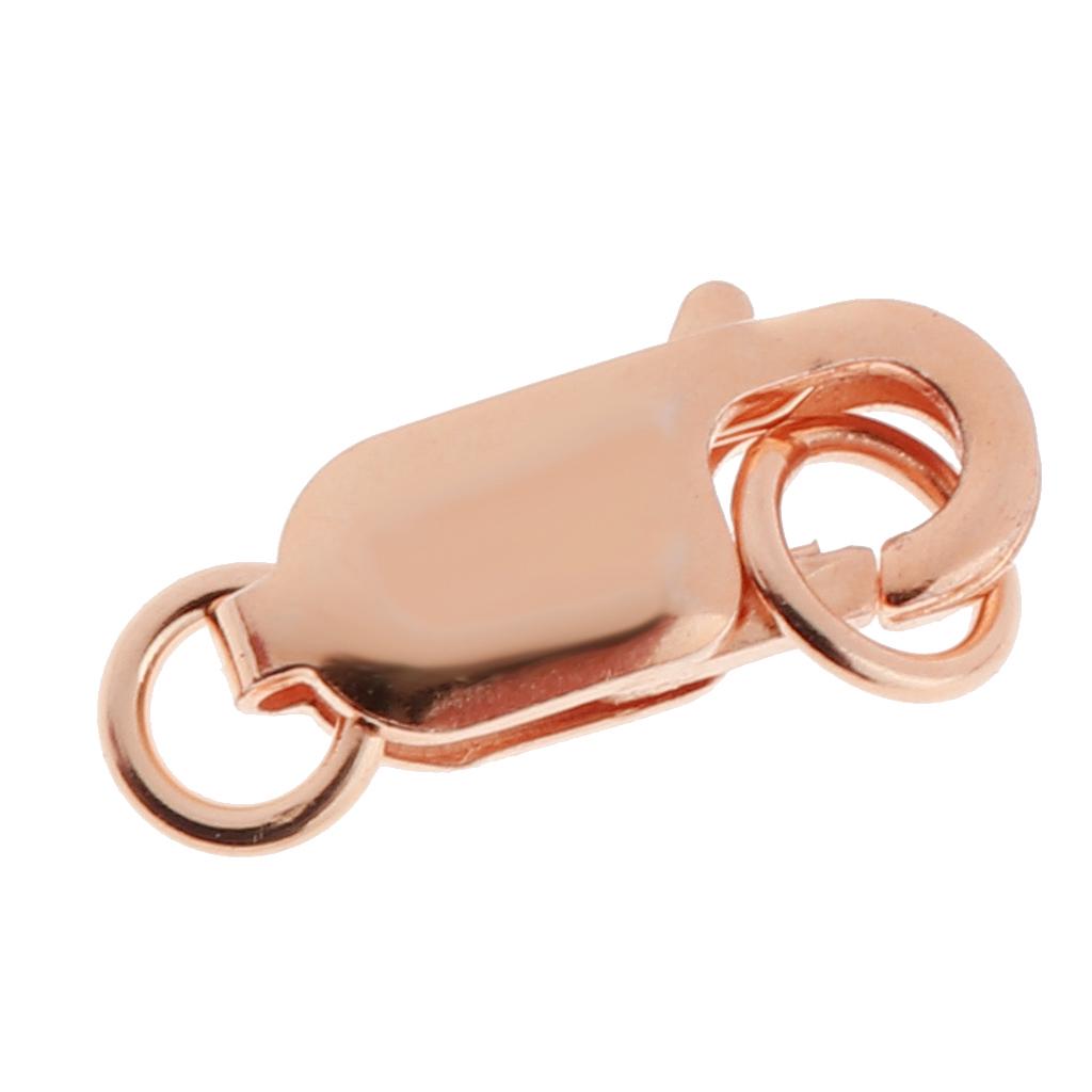 Buy 925 Lobster Claw Clasps with Loop for Keychain Jewelry Finding