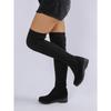 Women S Thick Platform Wedge Heel Over The Knee Boots Large Size Winter