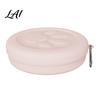 Moisture-proof Dog Food Holder Treat Pouch Bowl with Metal Carabiner Puppy Holder Clip-on Pet Container Lid for Travel Walking Training Trips