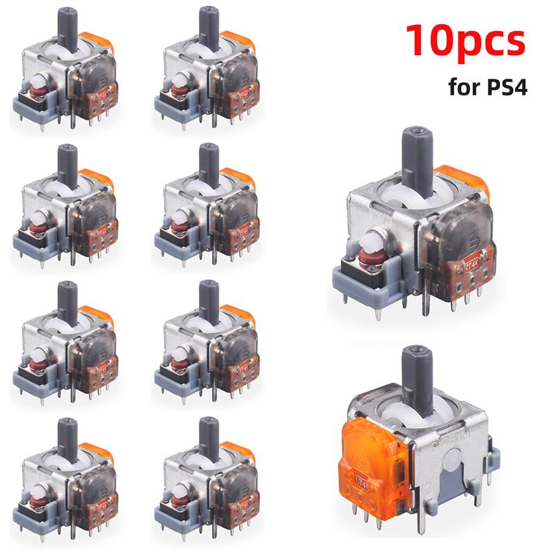 10Pcs Replacement TMR Effect Joystick 3D Analog Stick for DualSense PS5 PS4 Controller for Xbox Series X/S Repair Parts