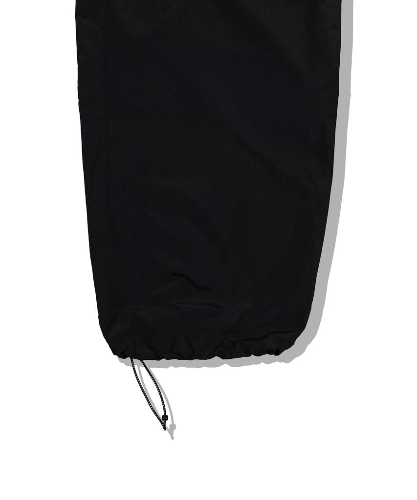 WACKY WILLY Nylon Cargo Track Pants Black