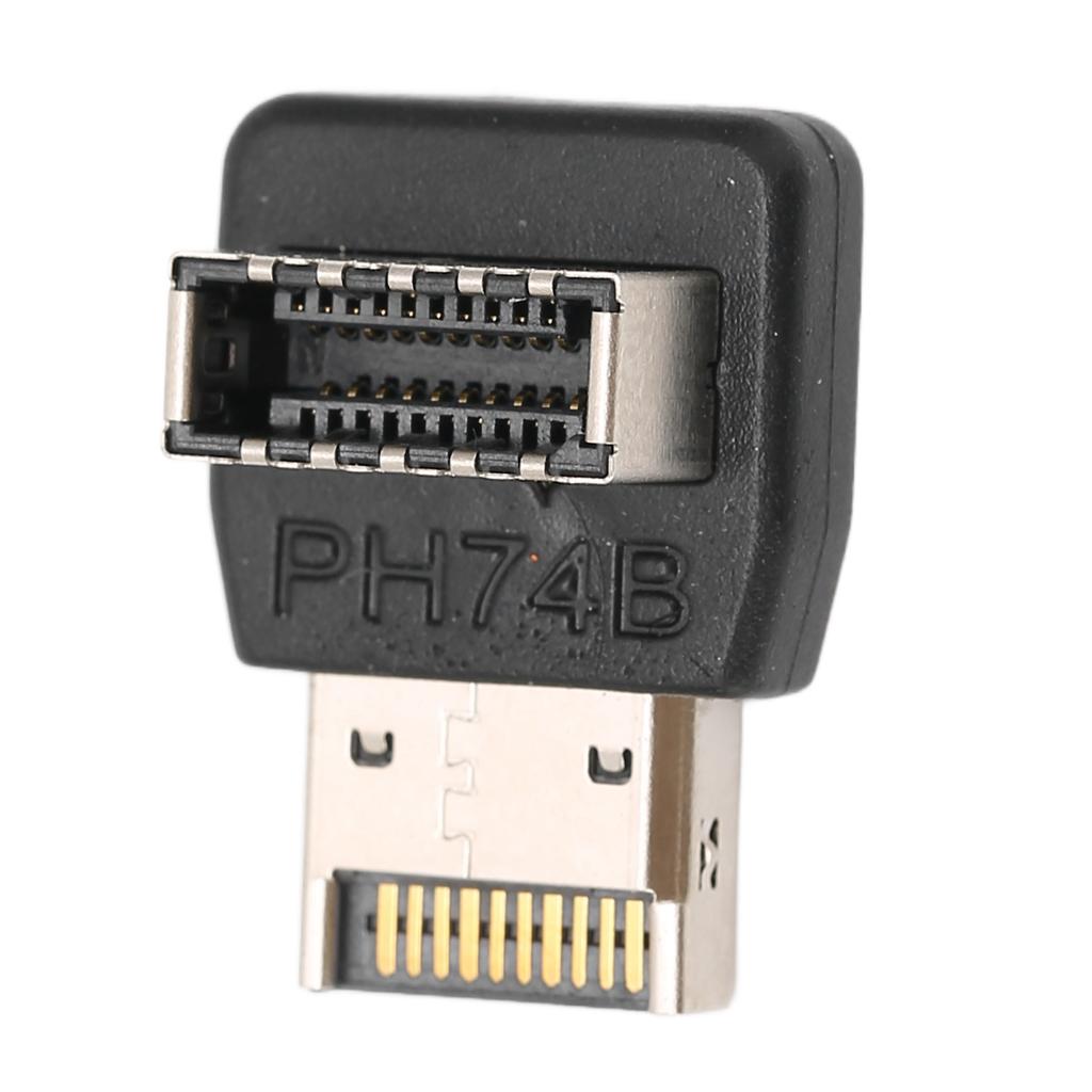 Adapter USB3.1 TYP E Płyta główna komputera Adapter USB3.1 TYP E Kolanko kierunkowe 90 stopni(PH74B )