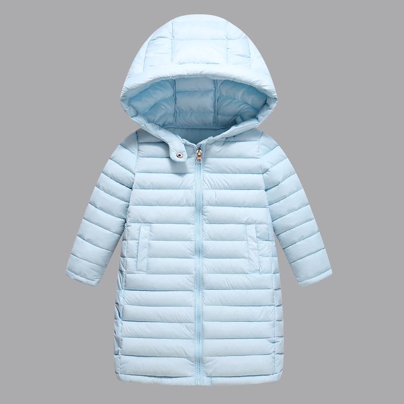 2025 Kids' Thick Cotton Over-the-Knee Winter Jacket - Boys' & Girls' Mid-Length Outerwear