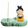 Creative Cartoon Girl Incense Burner Tang Dynasty Lady Cute Sticks Incense Tray  Housewarming Gift