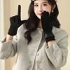 Warm Winter Gloves Full Finger Skiing Gloves New Driving Mittens  Unisex