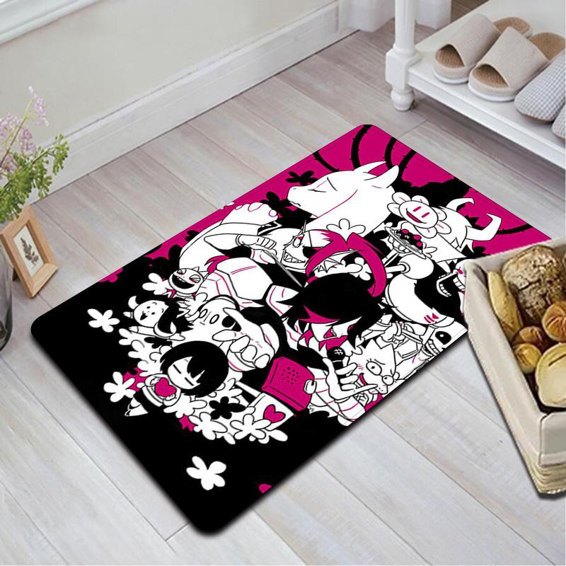 Undertale Rug Floor Mat for Living Room or Bedroom Soft and Comfortable Carpet a Gift for Birthday and Holiday.