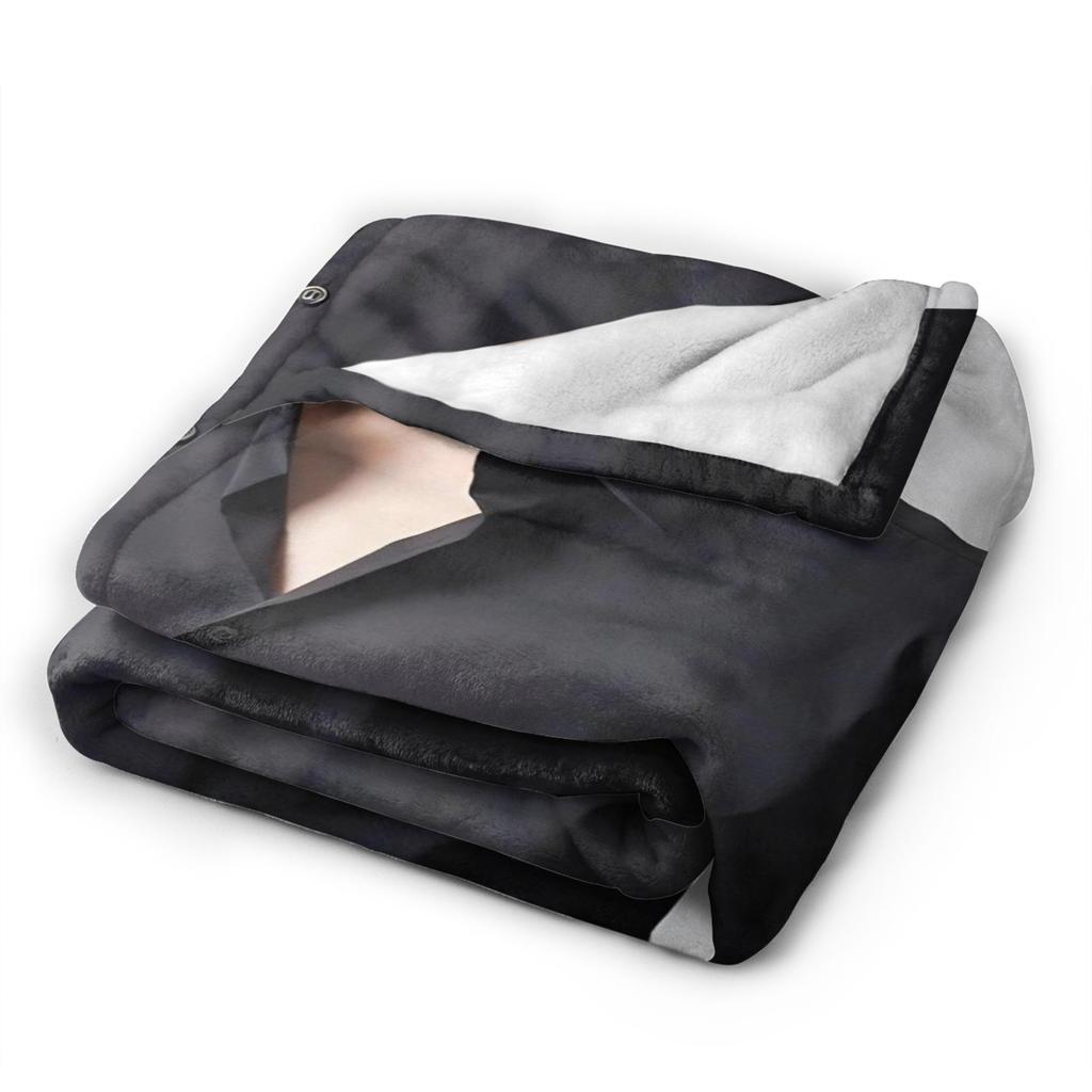 Soft Warm BlanketGirls Boys Travel Cha Eun Woo Throw Blanket Flannel Bedspread For Outdoor Funny Sofa Bed Cover