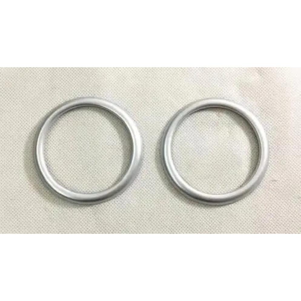 For Mazda CX-3 CX3 2017 2018 Car Stick Ide Audio Speak Sound Inner Front Dashboard Trims Circle Trim 2PCs