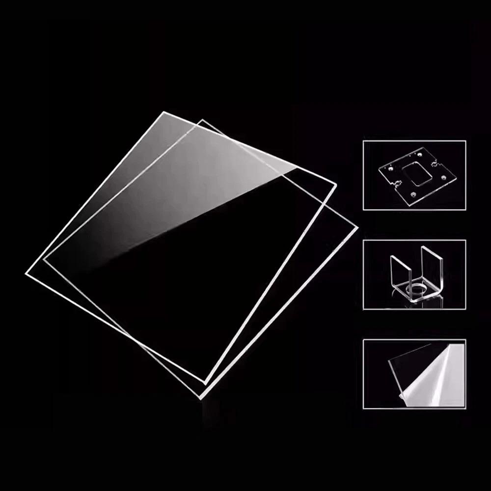 Breite 200~500mm PC-Platte Transparente Kunststoffplatte Dicke 1.5mm/2mm/3mm/4mm/5mm Polycarbonatplatte Kundenspezifischer Service