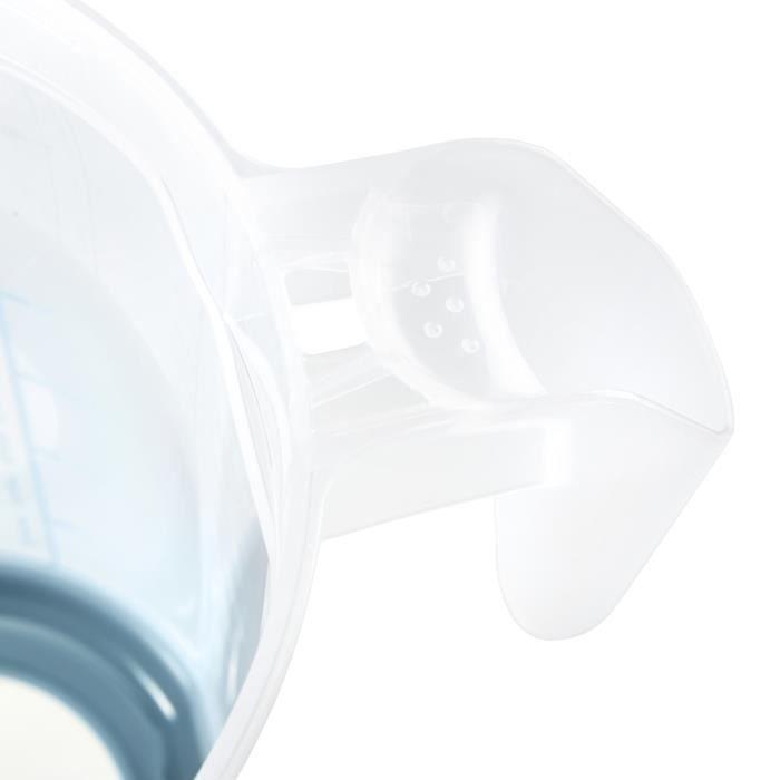 Pichet mesureur - Keeeper - Massimo - 13,5 x 19 cm - Antidérapant - Bleu